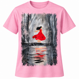 Dancing Girl — Artistic T-Shirt Featuring an Original Painting