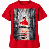 Dancing Girl — Artistic T-Shirt Featuring an Original Painting