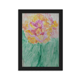 ” Just flower “ Framed matte paper poster